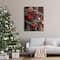 Stupell Industries Hanging Red Ornaments Christmas Tree Canvas Wall Art